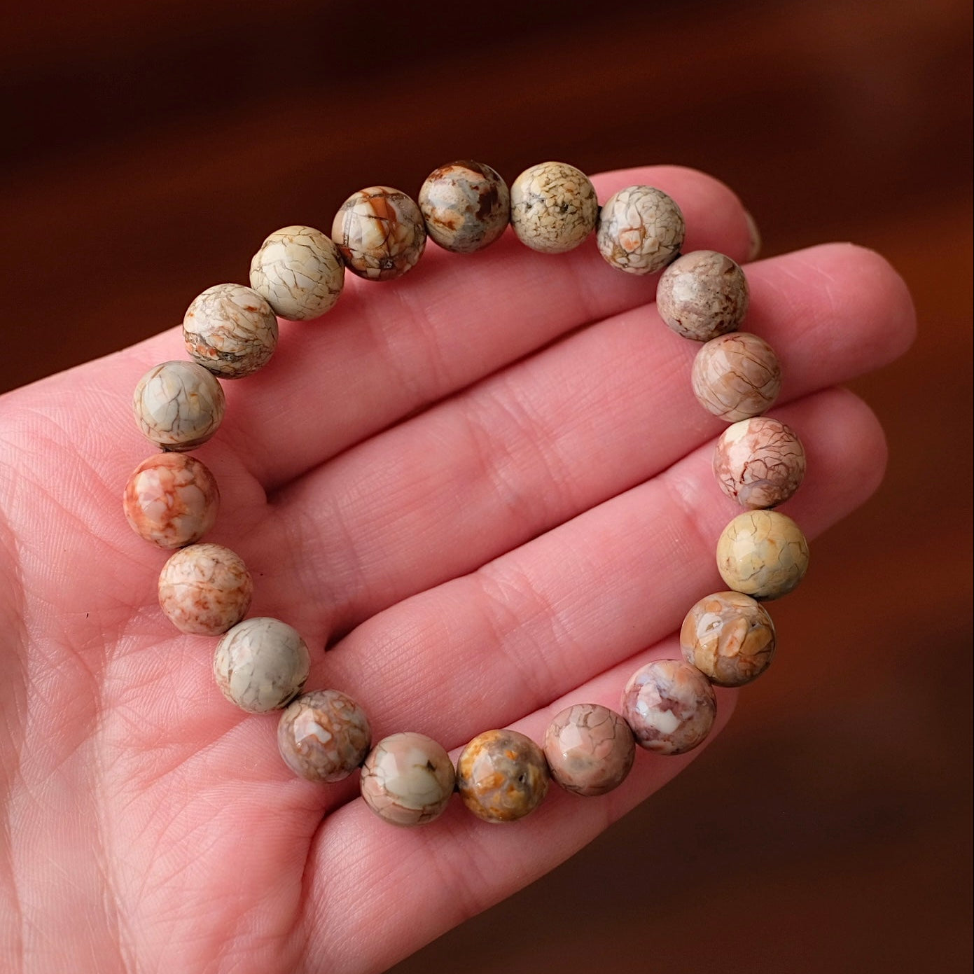 Ibis Jasper Bracelet | Brecciated Jasper Crystal Bracelet