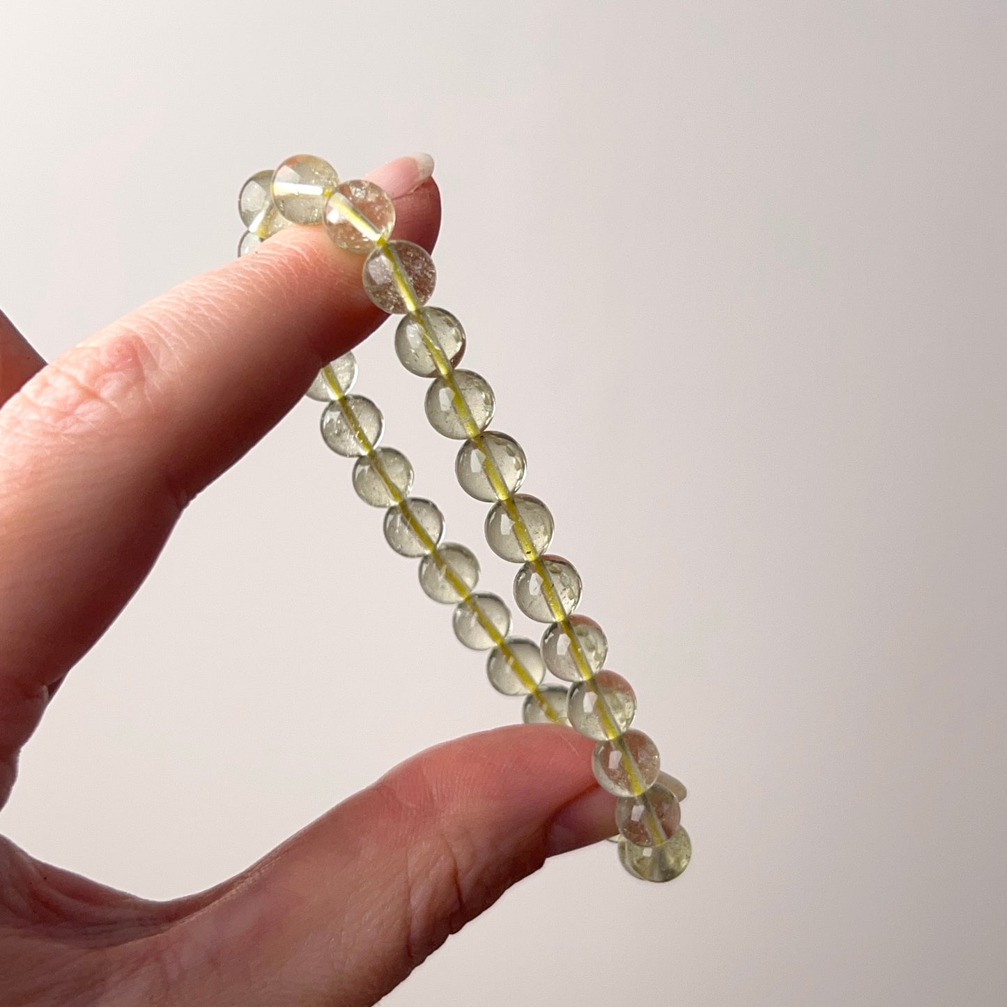 Libyan Desert Glass Bracelet | Crystal Stretch Bracelet