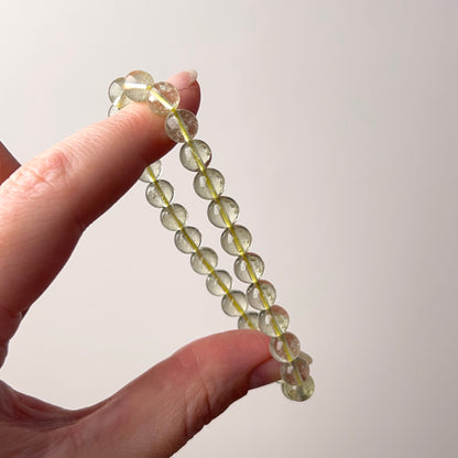 Libyan Desert Glass Bracelet | Crystal Stretch Bracelet