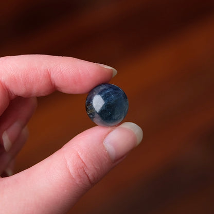 Gem Blue Kyanite Sphere | Mini Kyanite Crystal Sphere