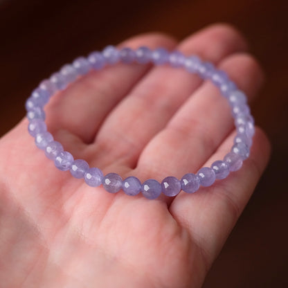 Tanzanite Bracelet | Genuine Tanzanite Crystal Stretch Bracelet