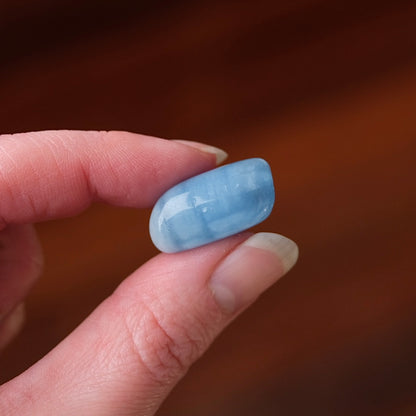 Aquamarine Tumble | Blue Beryl Tumbled Crystal