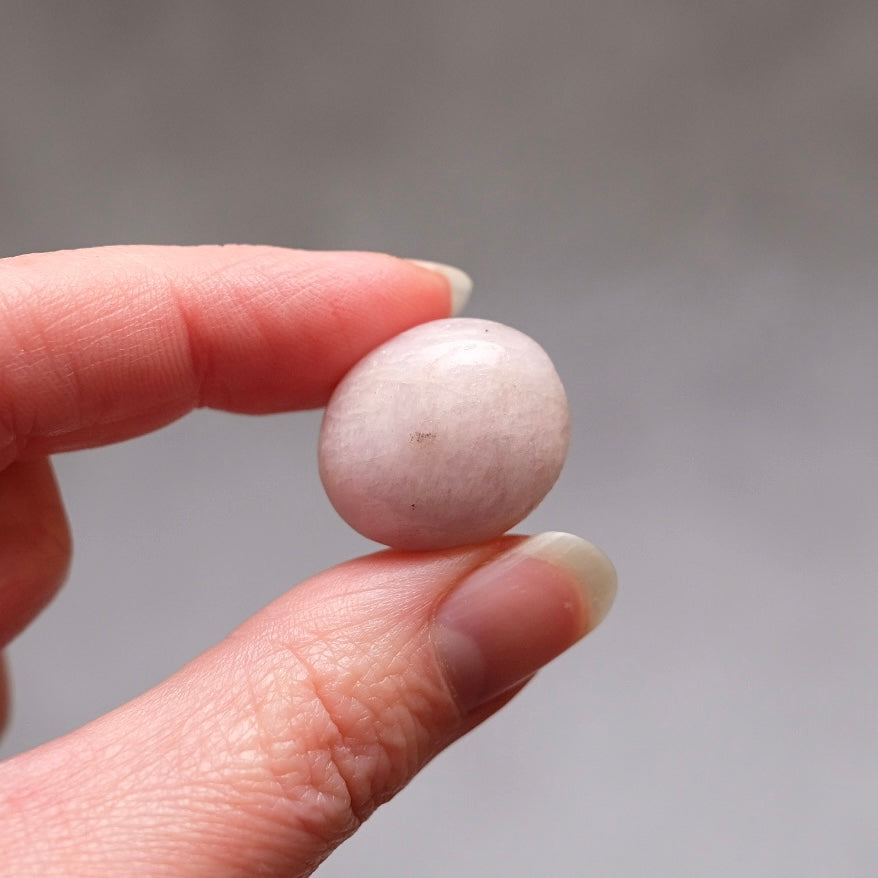 Set of 3 Kunzite Tumbles | Kunzite Tumbled Crystal