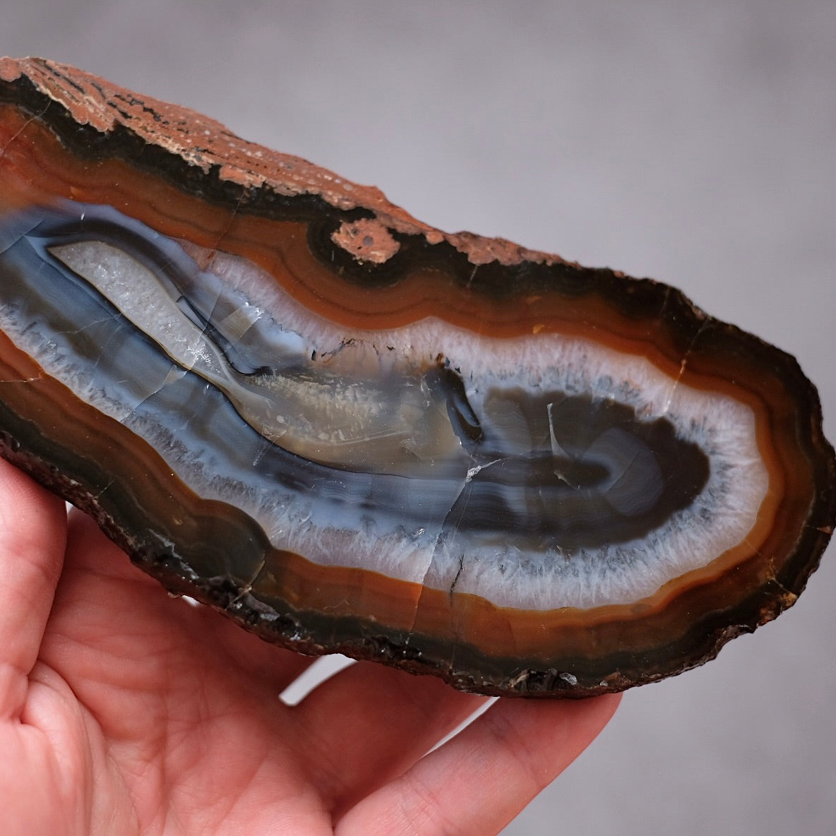 Carnelian Slab | Polished Carnelian Crystal Slice