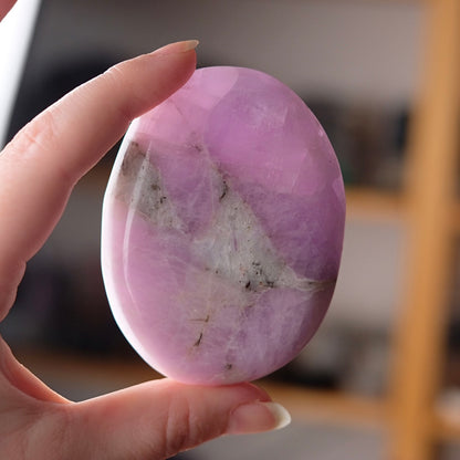 Rare Kunzite Palm | Large Pink Kunzite Crystal Palm