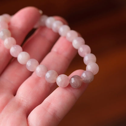 Lavender Rose Quartz Bracelet | Crystal Stretch Bracelet