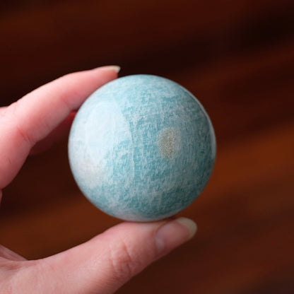 Amazonite Sphere | Blue Amazonite Crystal Sphere