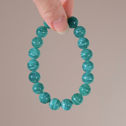 Amazonite Bracelet | Russian Amazonite Crystal Stretch Bracelet