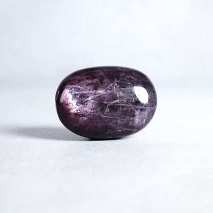 Gem Lepidolite Palm Stone | High Quality Gemmy Lepidolite