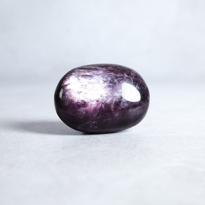 Gem Lepidolite Palm Stone | High Quality Gemmy Lepidolite