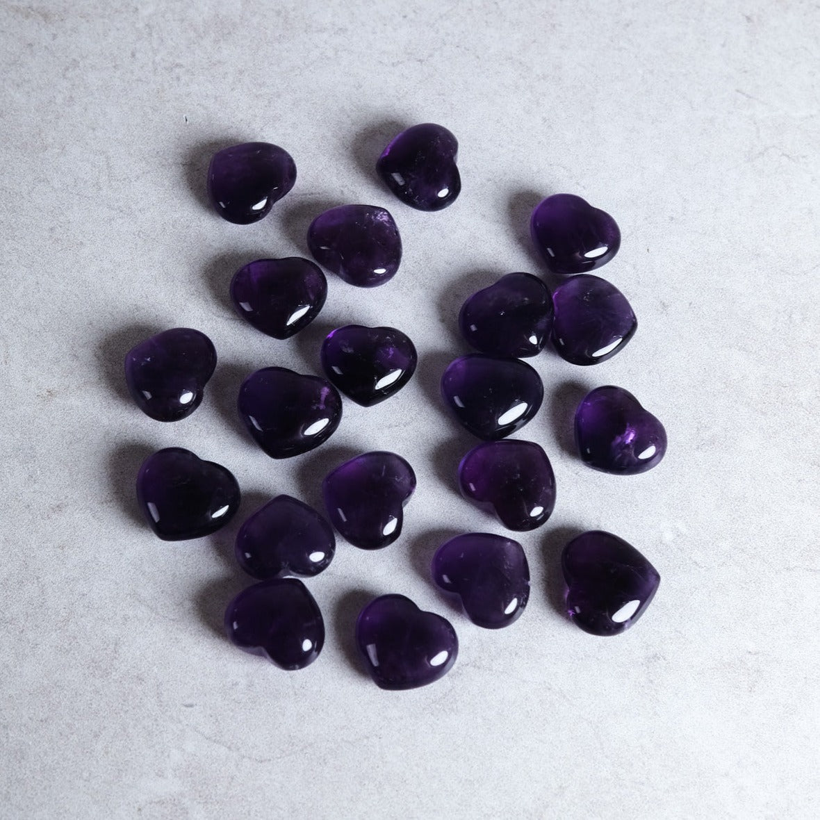 Gemmy Amethyst Hearts | Crystal Mini Heart