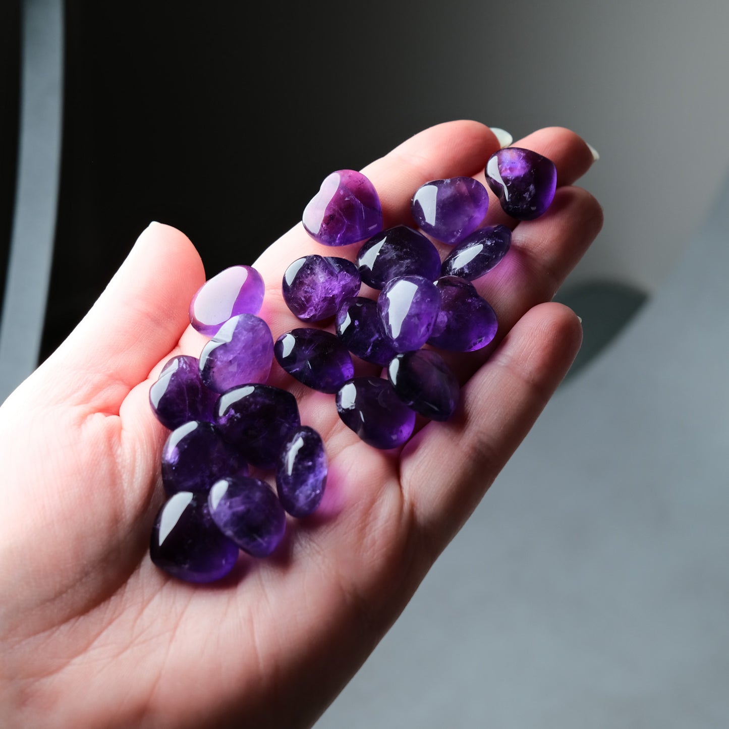 Gemmy Amethyst Hearts | Crystal Mini Heart