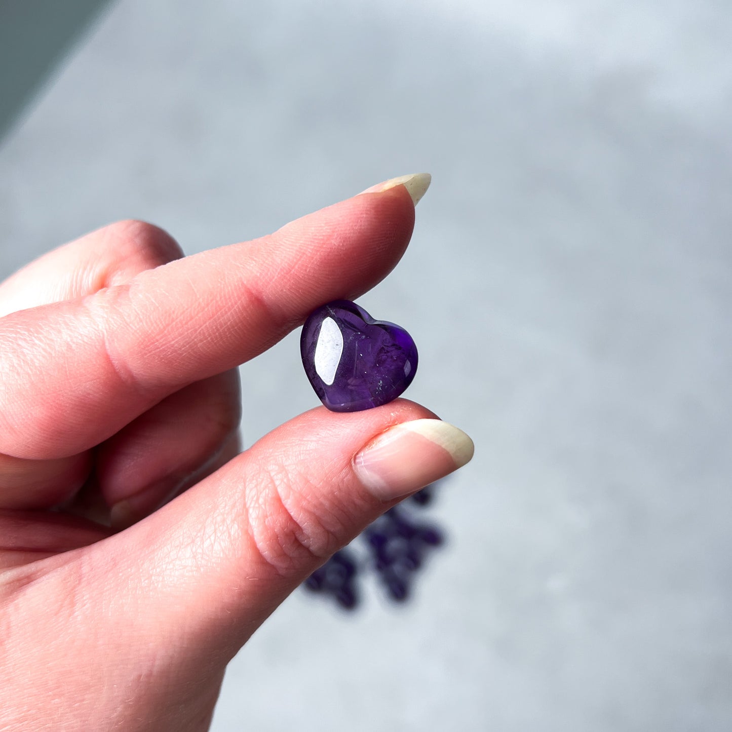 Gemmy Amethyst Hearts | Crystal Mini Heart