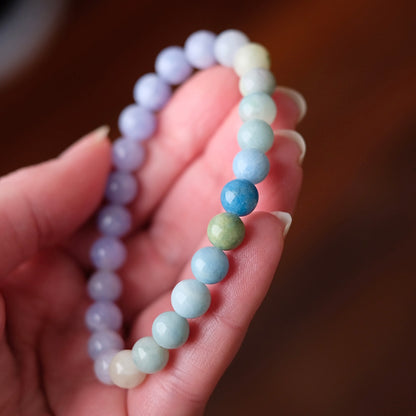 Hackmanite Bracelet | UV Reactive Crystal Stretch Bracelet
