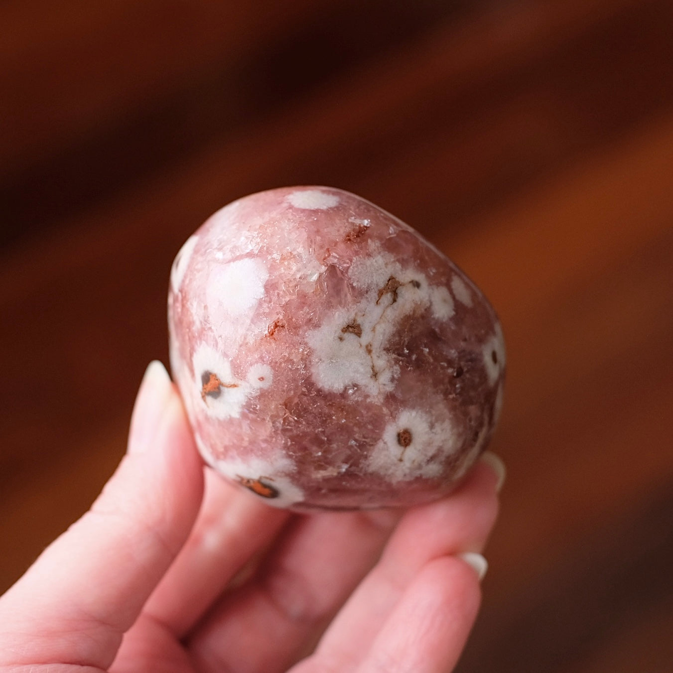 Raspberry Pink Amethyst | Polished Pink Amethyst Crystal Freeform 8