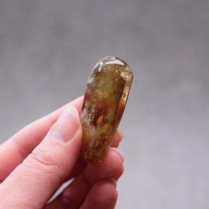 Natural Citrine Pocket Stone | African Citrine Crystal