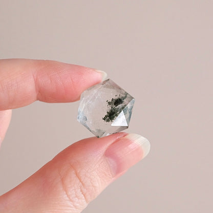 Chlorite Quartz Hexagon | Crystal Jewel | Star of David