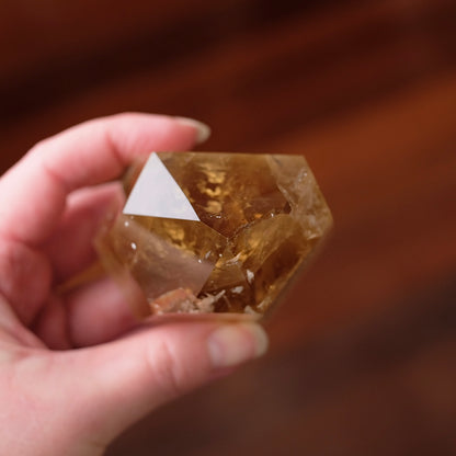 Natural Brazilian Citrine Tower | Honey Citrine Crystal Point