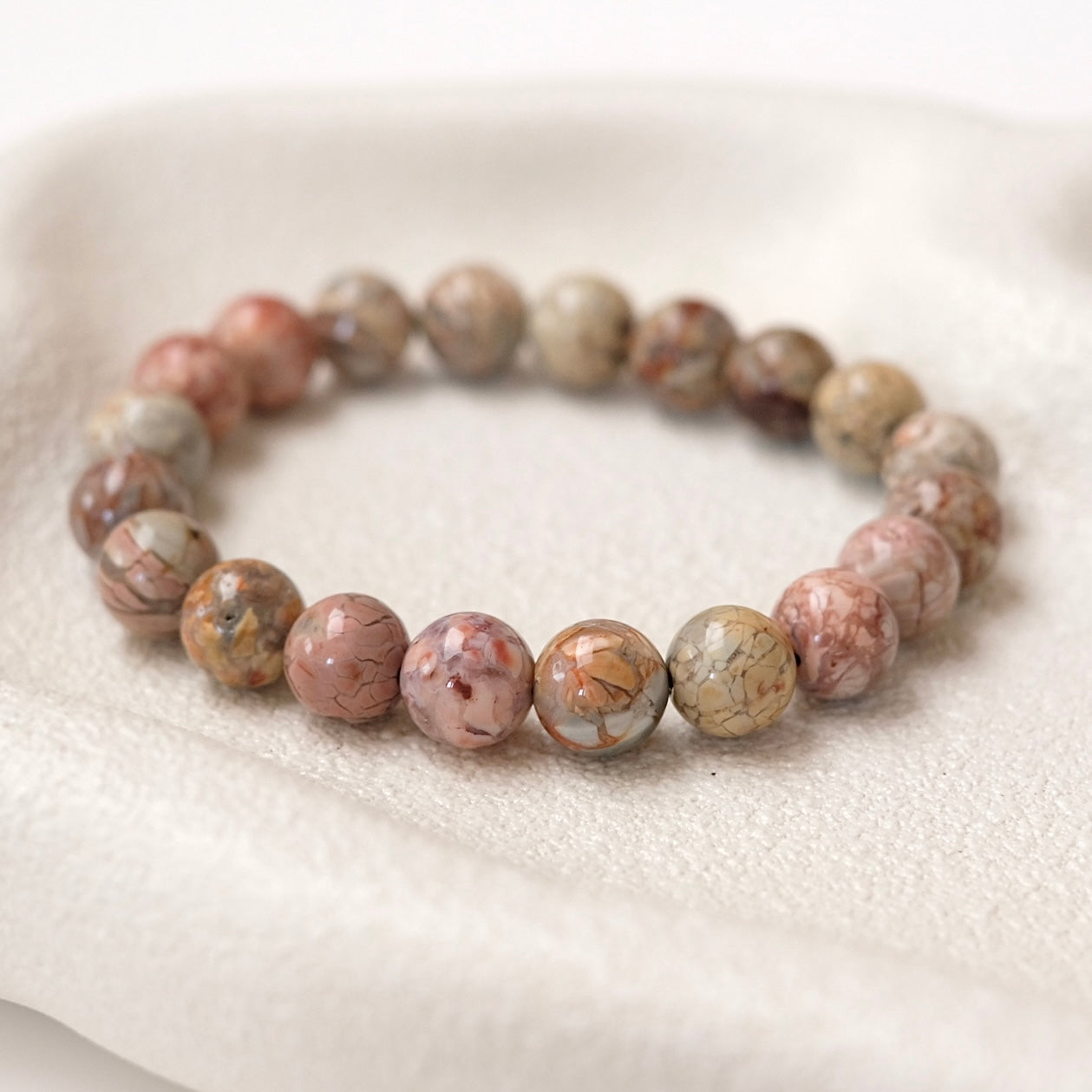 Ibis Jasper Bracelet | Brecciated Jasper Crystal Bracelet