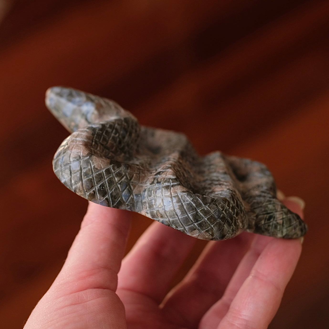 Que Sera Snake Carving | Llanite Crystal Snake
