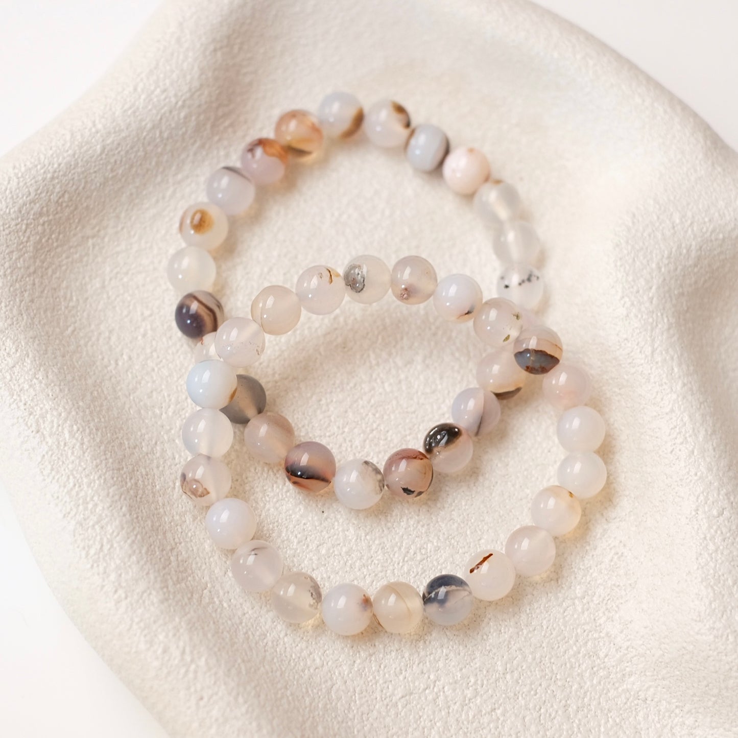 Montana Agate Bracelet | Dendritic Agate Crystal Bracelet