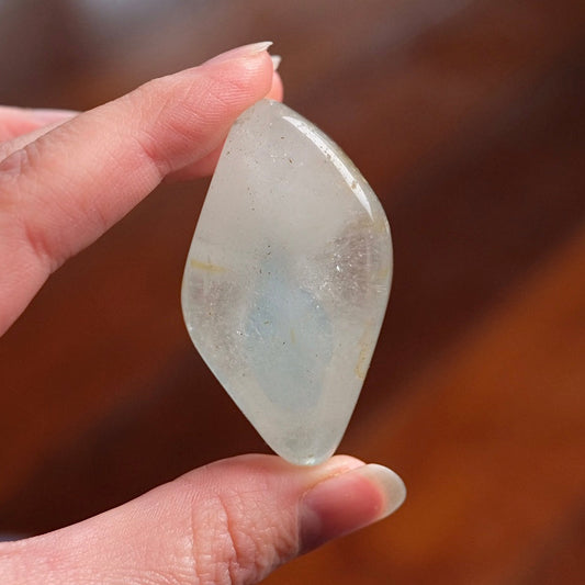 Bicolor Blue Topaz Crystal Freeform | Rare Bicolor Natural Topaz Crystal