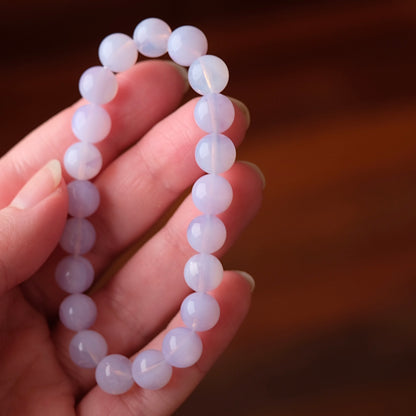 Lavender Moon Quartz Bracelet | Crystal Stretch Bracelet