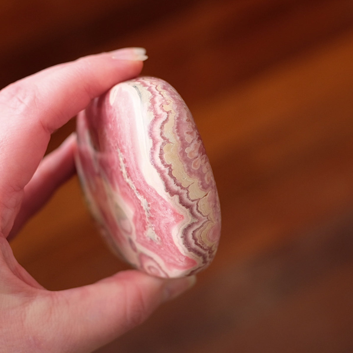 Rhodochrosite Freeform | Polished Rhodochrosite Crystal B