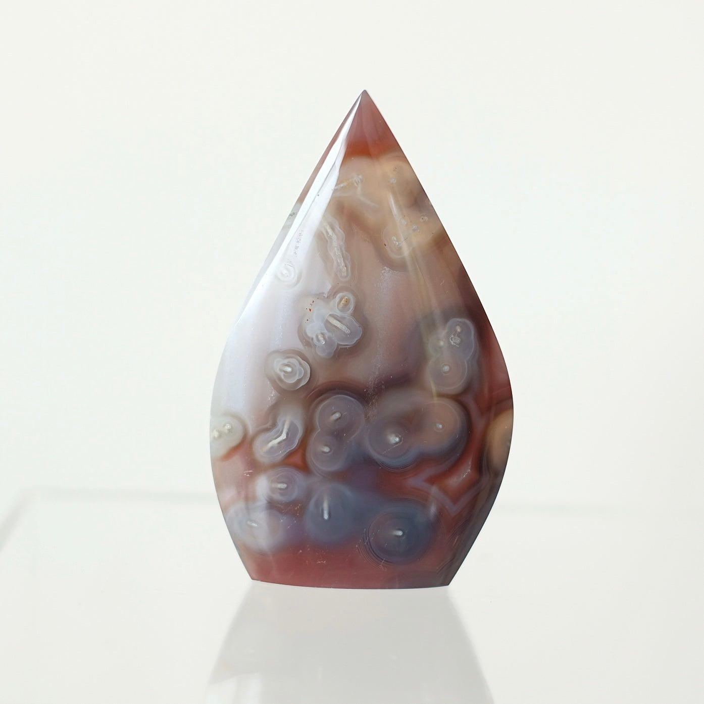 Swazi Agate Freeform | Mozambique Agate Crystal Flame