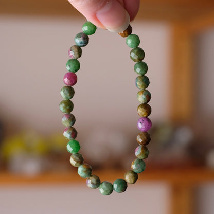 Ruby Fuchsite Bracelet | Crystal Stretch Bracelet