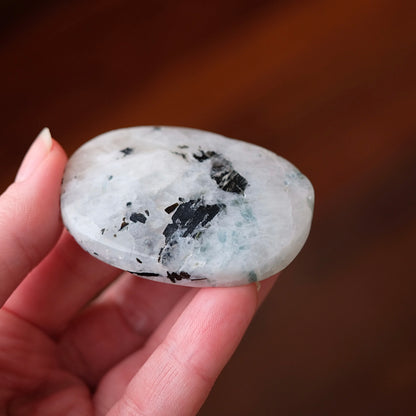 Moonstone & Aquamarine Palm | Moonstone Crystal Palm