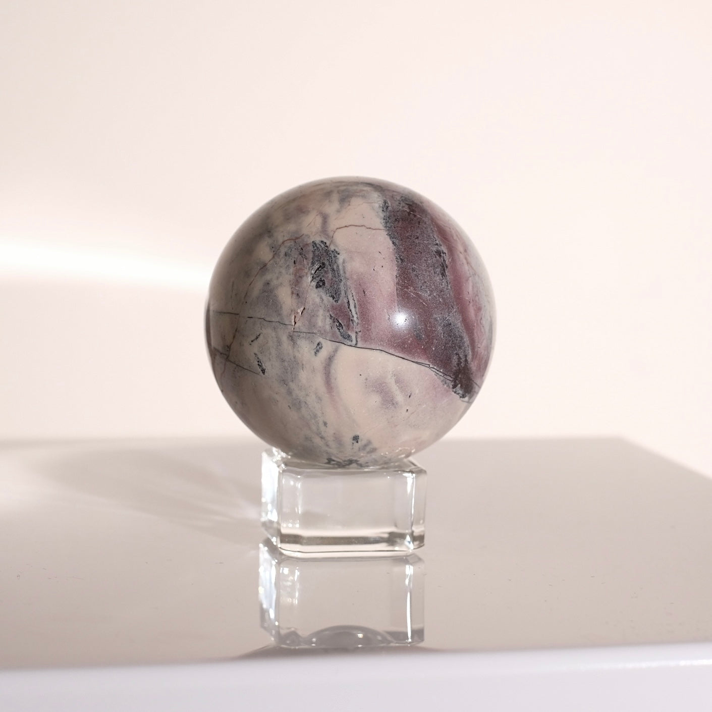 Porcelain Jasper Sphere | Rare Jasper Crystal Sphere