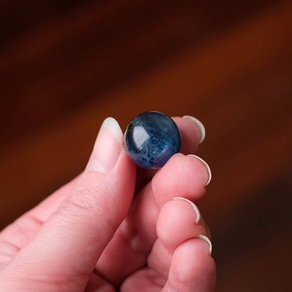 Gem Blue Kyanite Sphere | Mini Kyanite Crystal Sphere