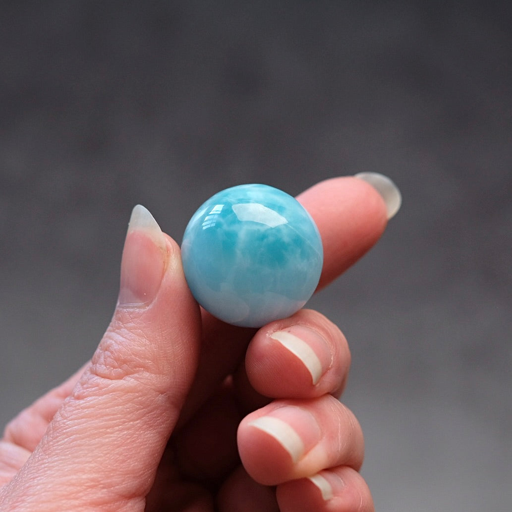 Larimar Crystal Sphere | High Grade Larimar Sphere