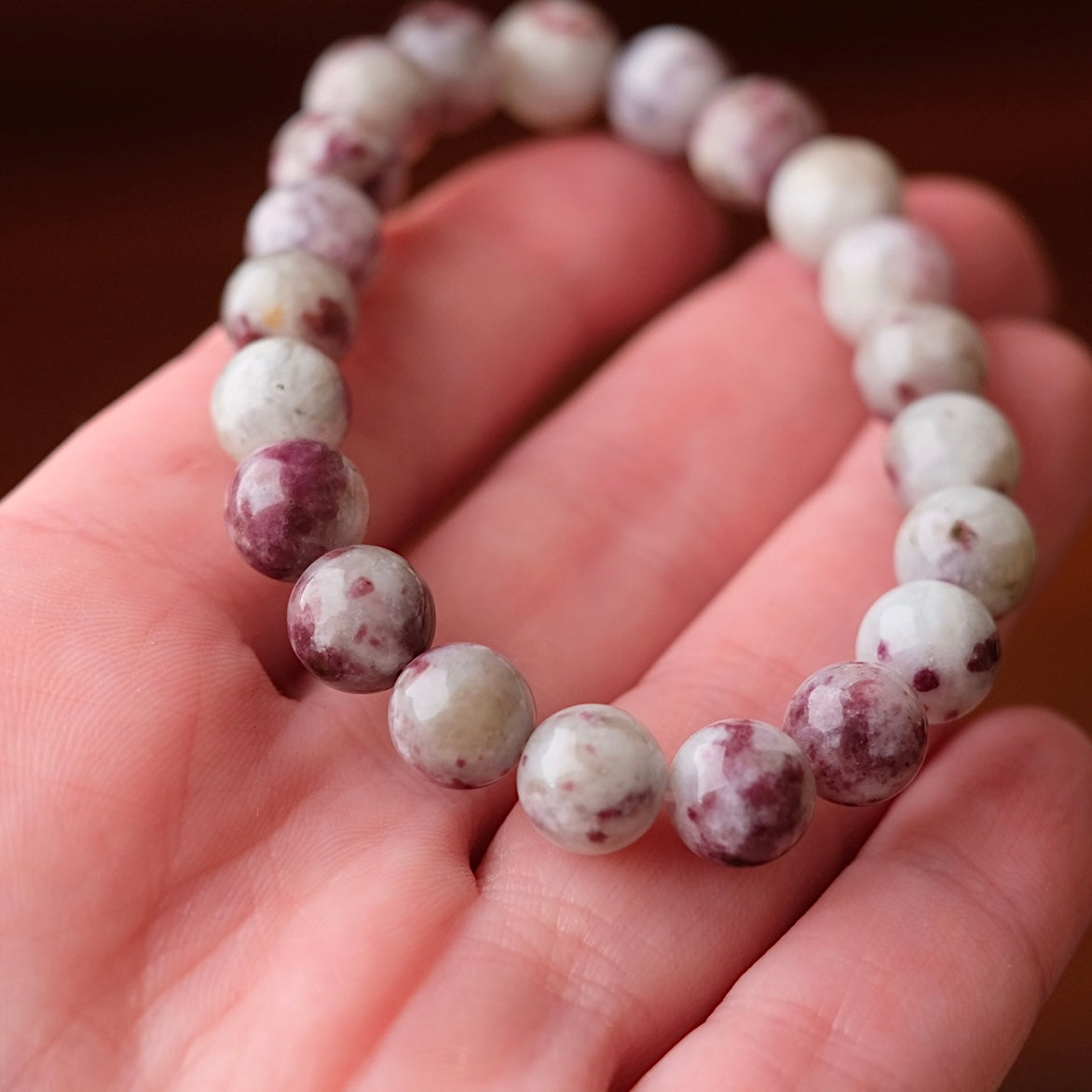 Rubellite Tourmaline Bracelet | Rubellite Crystal Bracelet