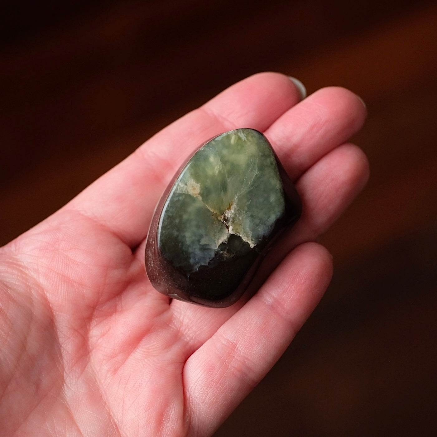 Australian Prehnite Freeform | Polished Prehnite Crystal