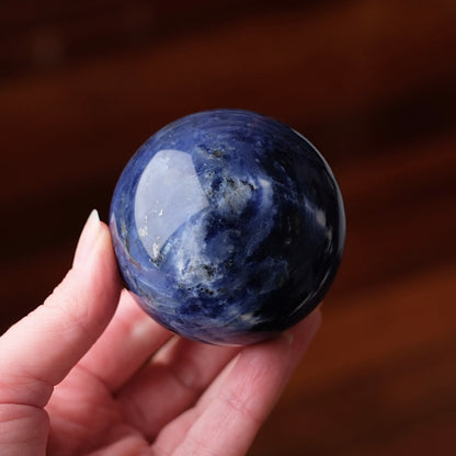 High Grade Sodalite Sphere | Blue Sodalite Crystal Sphere