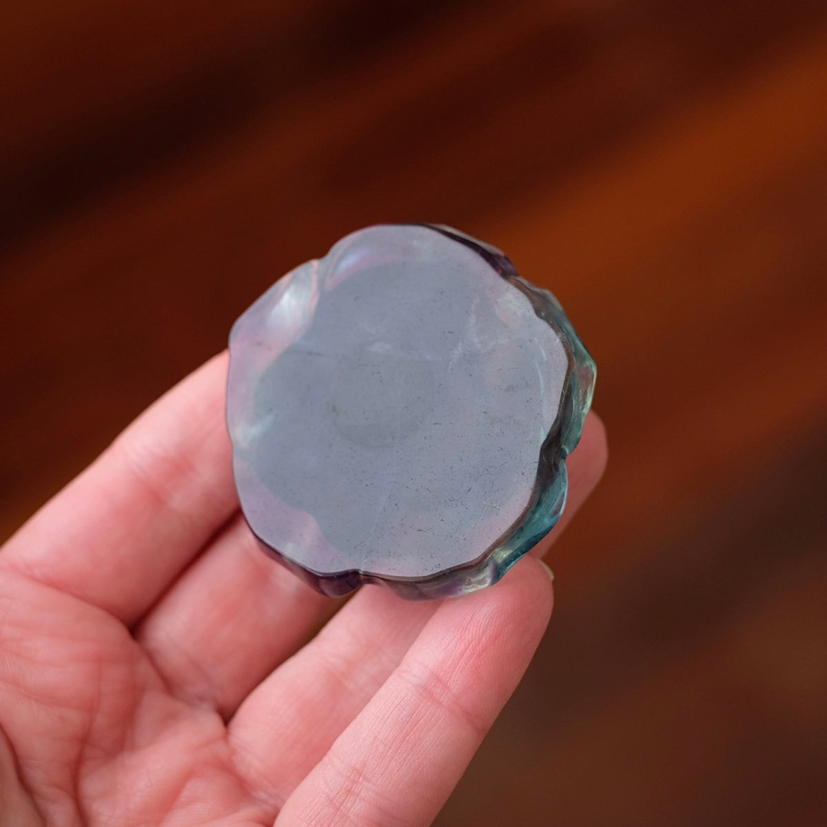 Rainbow Fluorite Flower | Fluorite Crystal Flower Carving