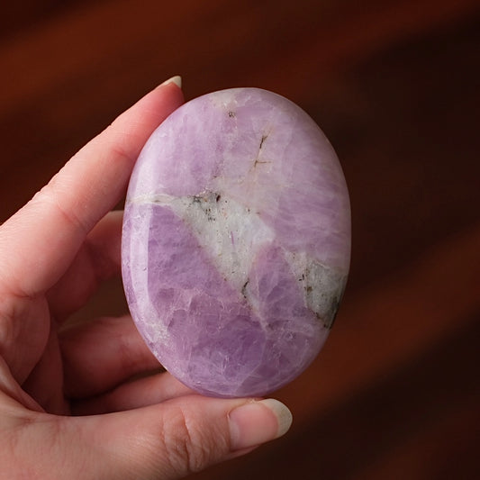 Rare Kunzite Palm | Large Pink Kunzite Crystal Palm
