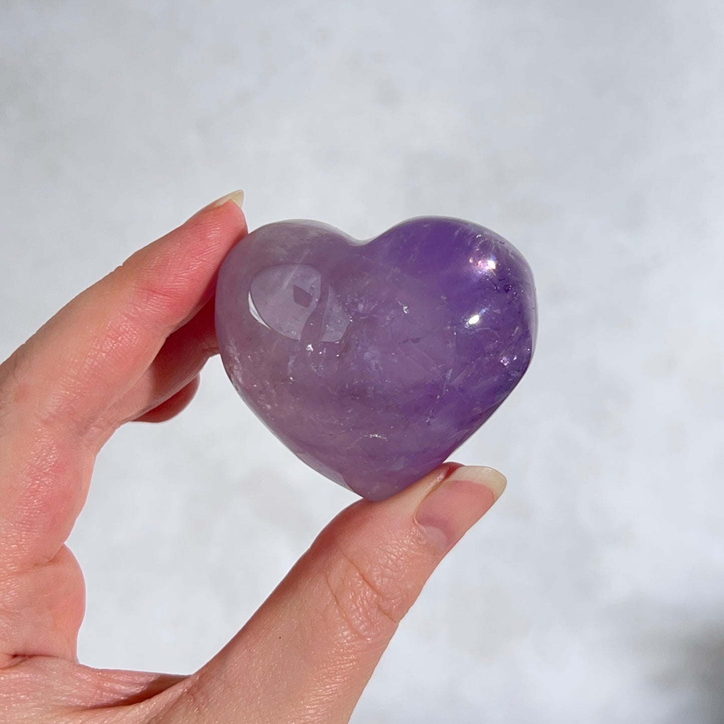 Gemmy Amethyst Heart | Amethyst Crystal Heart