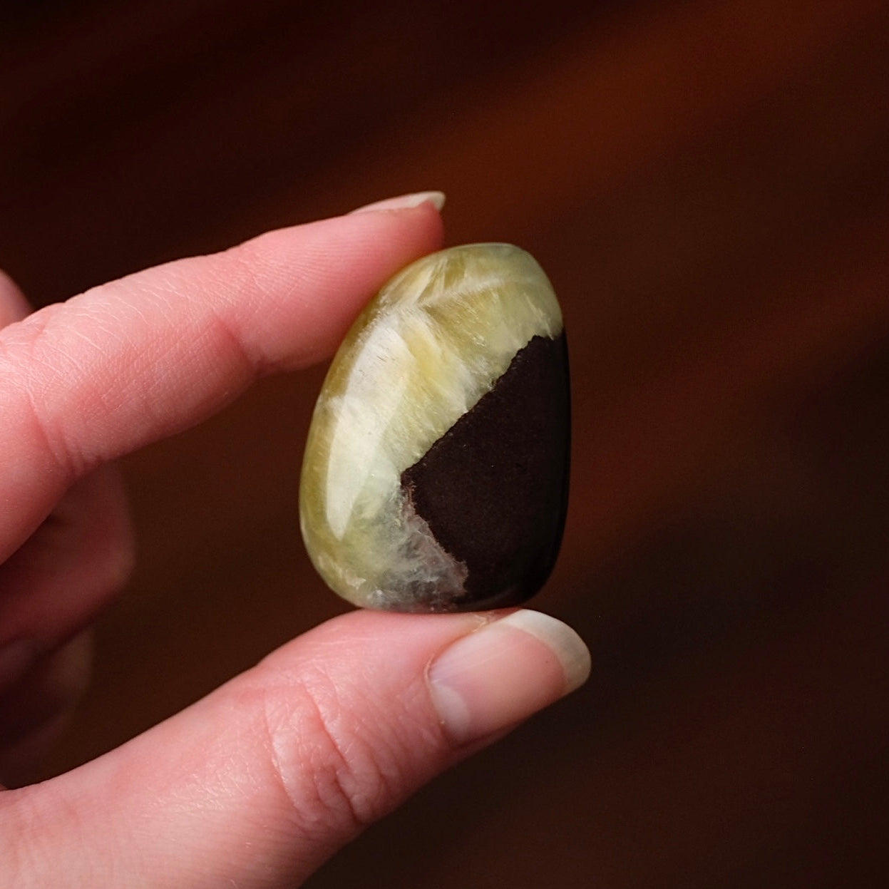 Australian Prehnite Freeform | Polished Prehnite Crystal