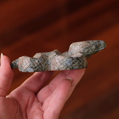Que Sera Snake Carving | Llanite Crystal Snake