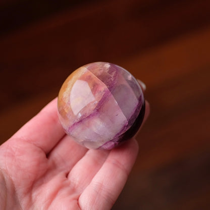 Rainbow Fluorite Sphere | Fluorite Crystal Sphere