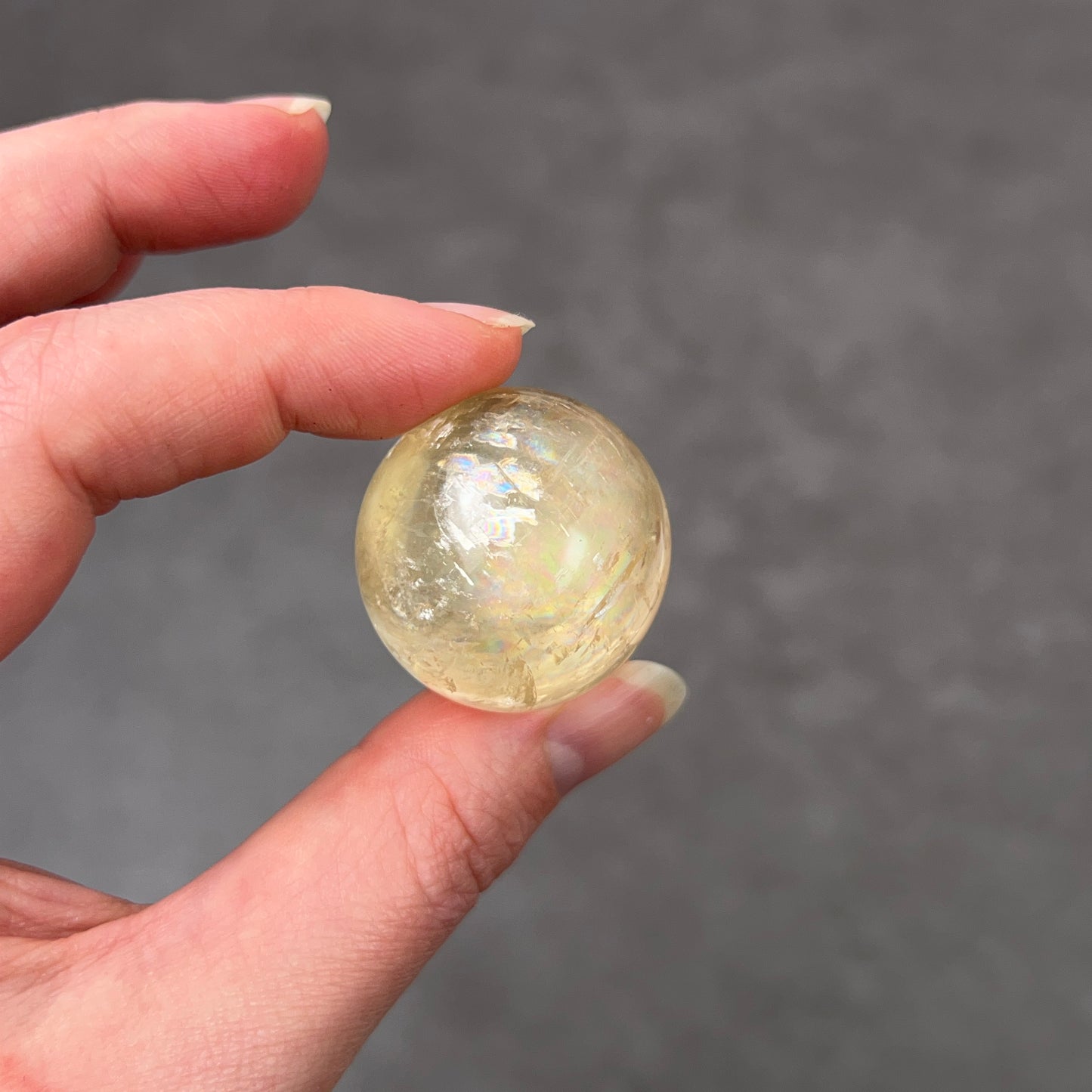 Honey Calcite Sphere | Golden Optical Calcite Crystal Sphere