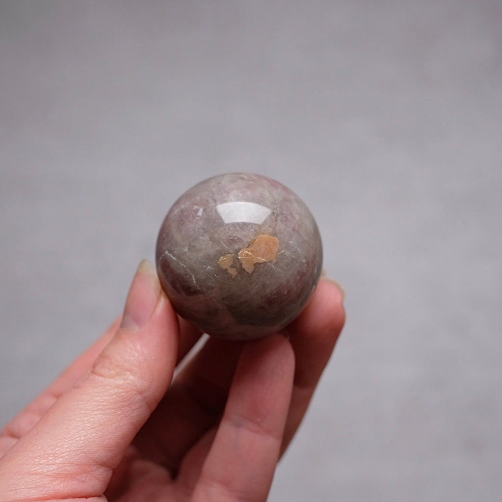 Purple Rose Quartz Sphere | Lavender Rose Quartz Crystal Sphere