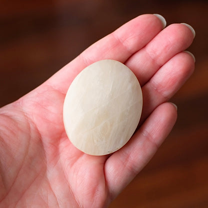 Moonstone Palm | Blue Flash Moonstone Crystal Palmstone