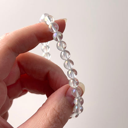 Angel Aura Quartz Bracelet | Crystal Stretch Bracelet