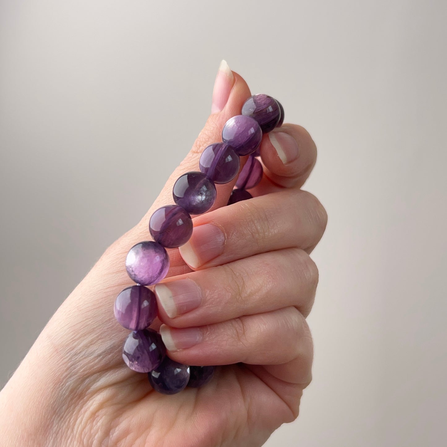 Gem Lepidolite Bracelet | High Quality Gem Lepidolite Stretch Bracelet