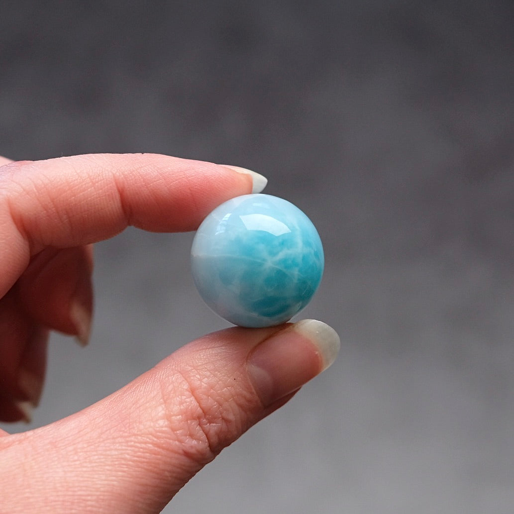 Larimar Crystal Sphere | High Grade Larimar Sphere
