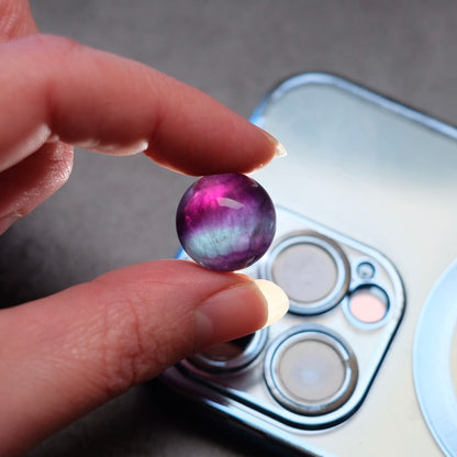Mini Fluorite Spheres | Rainbow Fluorite Crystal Sphere